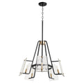 Tioga Outdoor (Damp) Chandelier by Quorum