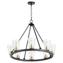 Paxton Outdoor (Damp) Chandelier by Quorum