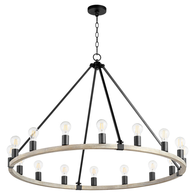 Paxton Outdoor (Damp) Chandelier by Quorum