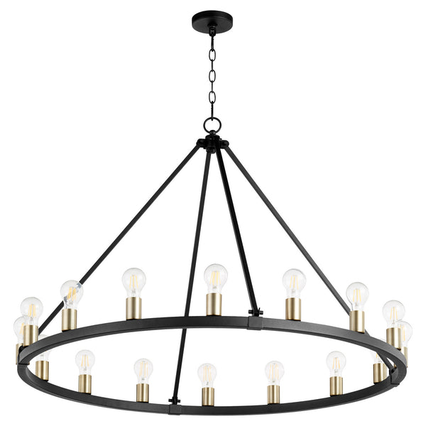 Paxton Outdoor (Damp) Chandelier by Quorum