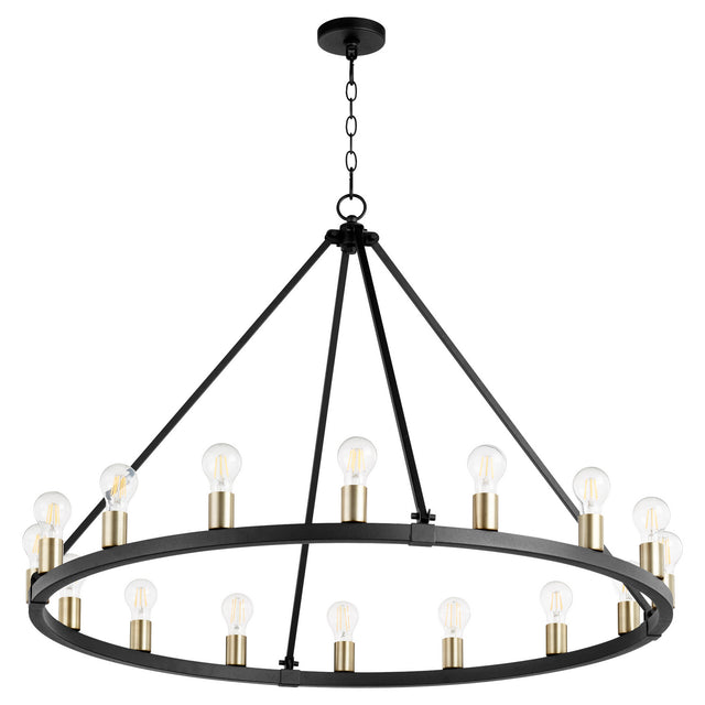 Paxton Outdoor (Damp) Chandelier by Quorum