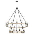 Paxton Outdoor (Damp) Chandelier by Quorum