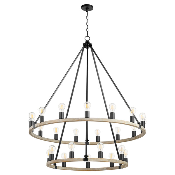 Paxton Outdoor (Damp) Chandelier by Quorum