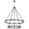 Paxton Outdoor (Damp) Chandelier by Quorum