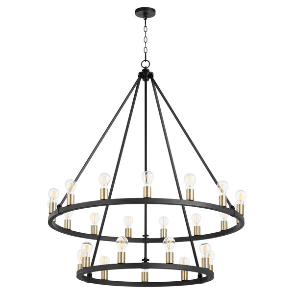 Paxton Outdoor (Damp) Chandelier by Quorum
