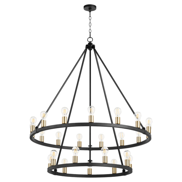 Paxton Outdoor (Damp) Chandelier by Quorum