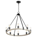 Paxton Outdoor (Damp) Chandelier by Quorum