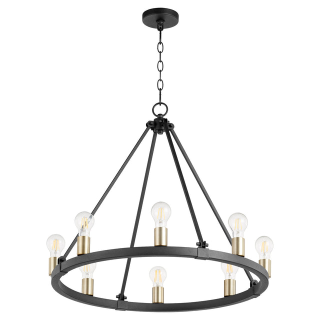 Paxton Outdoor (Damp) Chandelier by Quorum