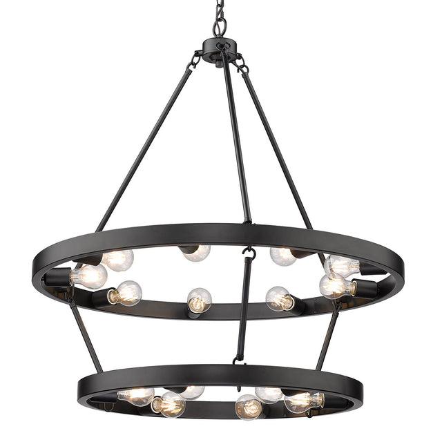 Castile Outdoor (Damp) Chandelier by Golden