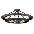 Castile Outdoor (Damp) Semi-Flush Mount Ceiling Light by Golden