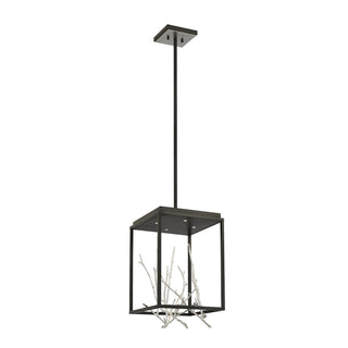 Buy black-silver Aerie Chandelier by Eurofase