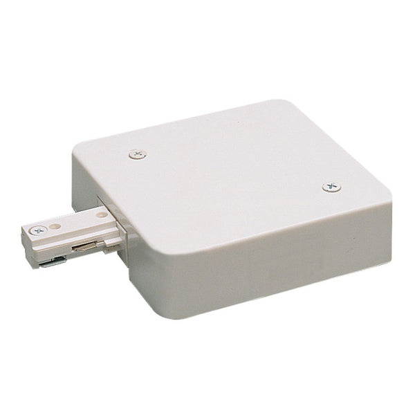 Track Syst & Comp- Cir Outdoor (Damp) T-Bar Live End Feed W/ Current Limiter, 1.5 Amps, 1 Circuit Track by Nora Lighting