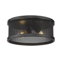 Channing Outdoor (Damp) Flush Mount Ceiling Light by Golden