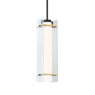 Buy sand-black-with-honey-gold-with-etched-opal-glass-and-white-shade Midnight Gold Outdoor (Damp) Pendant by George Kovacs