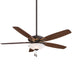 Oil Rubbed Bronze Finish with Medium Maple and Reversible Dark Walnut Blades