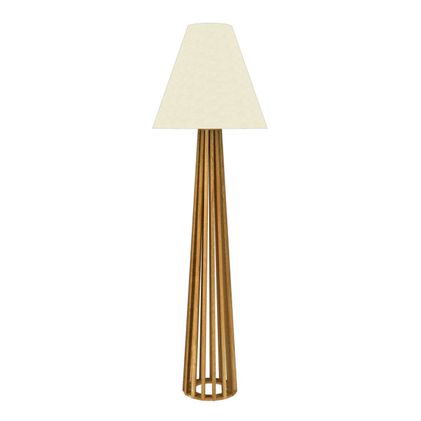 Slatted Outdoor (Damp) Floor Lamp by Accord Lighting