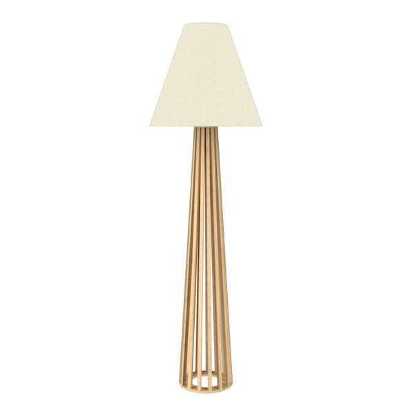 Slatted Outdoor (Damp) Floor Lamp by Accord Lighting