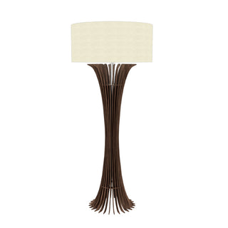Buy american-walnut Stecche di Legno Outdoor (Damp) Floor Lamp by Accord Lighting