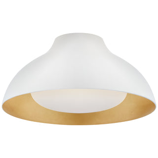 Buy plaster-white Agnes Outdoor (Damp) Flush Mount Ceiling Light by Visual Comfort Signature