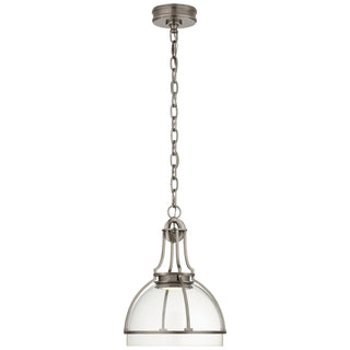 Buy antique-nickel-with-clear-glass-glass-and-clear-shade Gracie Pendant by Visual Comfort Signature
