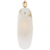 Antique-Burnished Brass with Alabaster Glass and White Shade