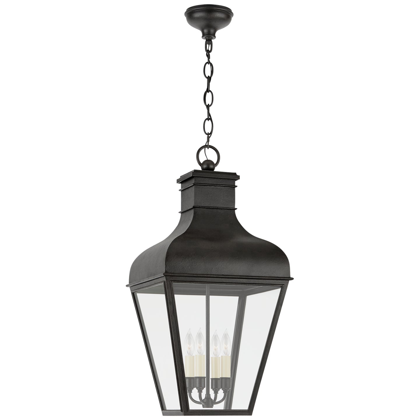 Visual Comfort Signature - CHO 5162FR-CG - Four Light Hanging Lantern - Fremont - French Rust from Lighting & Bulbs Unlimited in Charlotte, NC