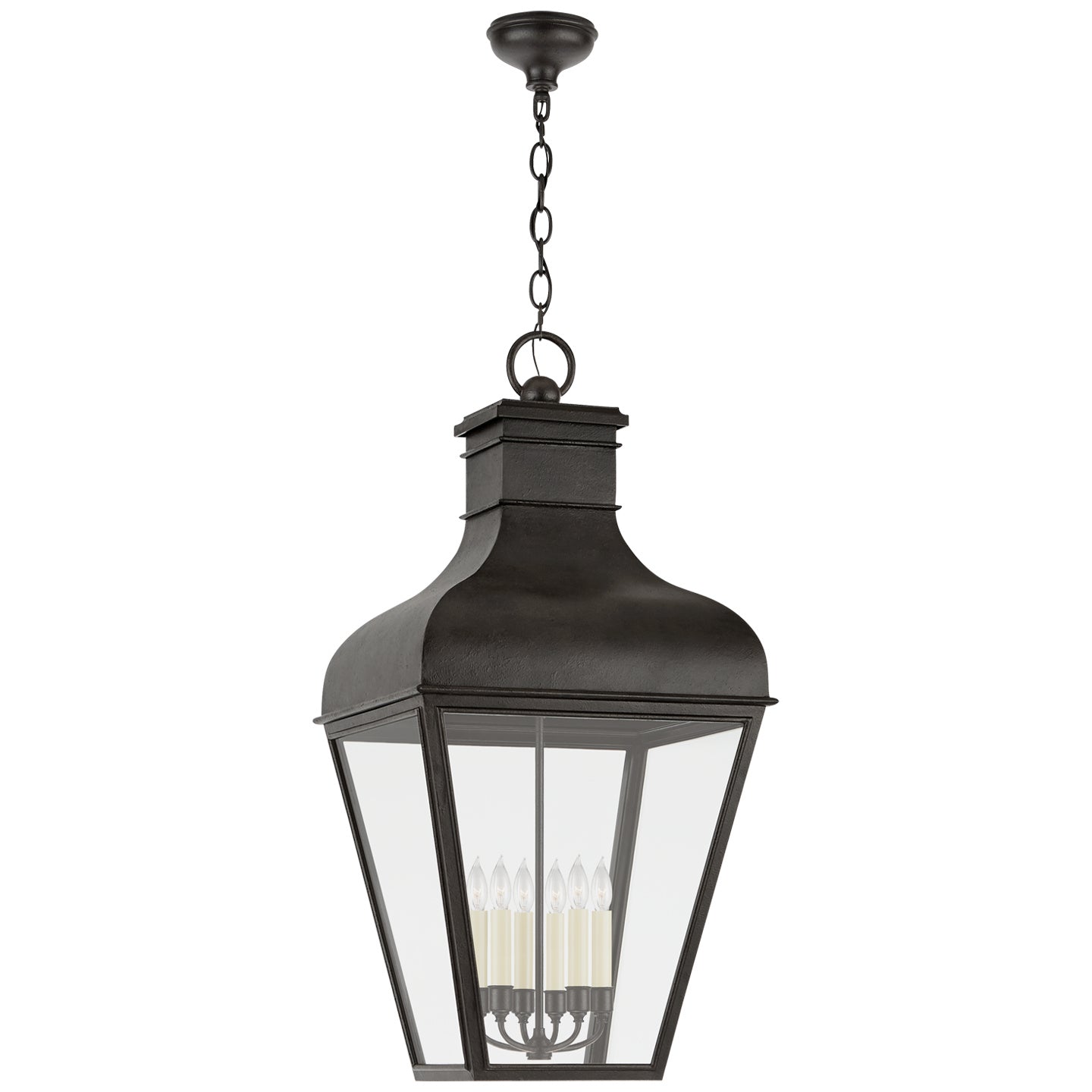 Visual Comfort Signature - CHO 5163FR-CG - Six Light Hanging Lantern - Fremont - French Rust from Lighting & Bulbs Unlimited in Charlotte, NC