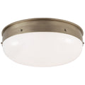 Hicks Outdoor (Damp) Flush Mount Ceiling Light by Visual Comfort Signature