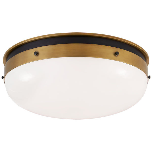 Hicks Outdoor (Damp) Flush Mount Ceiling Light by Visual Comfort Signature
