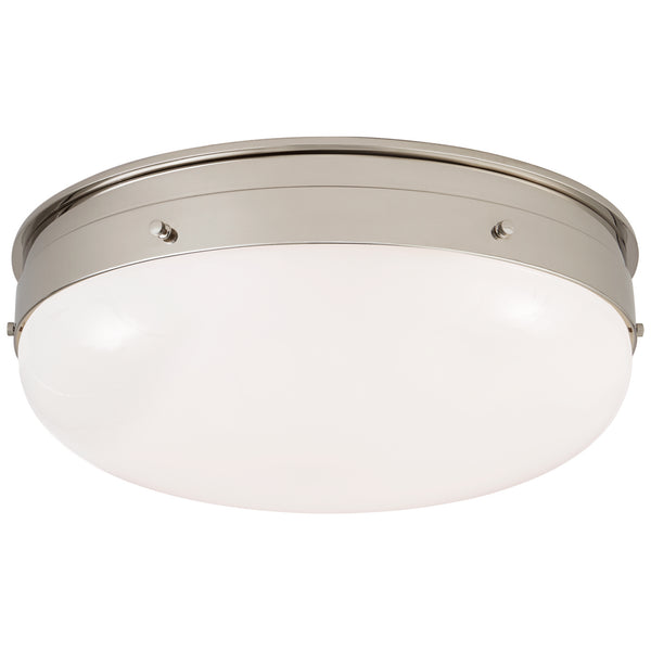 Hicks Outdoor (Damp) Flush Mount Ceiling Light by Visual Comfort Signature