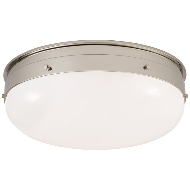 Hicks Outdoor (Damp) Flush Mount Ceiling Light by Visual Comfort Signature