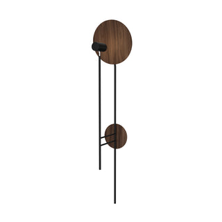 Buy american-walnut Dot Outdoor (Damp) Wall Lamp by Accord Lighting