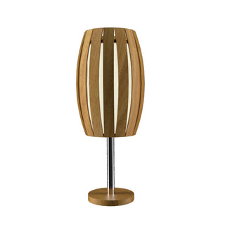 Buy louro-freijo Barrel Outdoor (Damp) Table Lamp by Accord Lighting