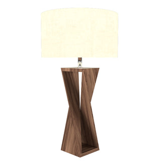 Buy american-walnut Spin Outdoor (Damp) Table Lamp by Accord Lighting