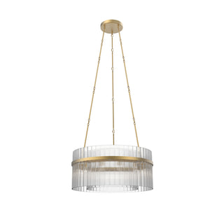 Buy vintage-brass Carlisle Chandelier by Alora
