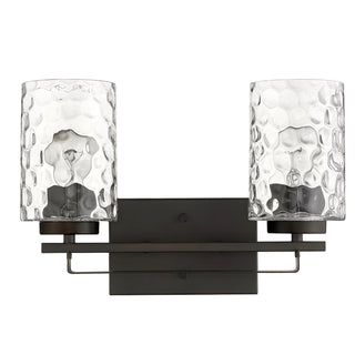 Buy oil-rubbed-bronze-with-clear-glass-and-clear-shade Livvy Vanity by Acclaim Lighting