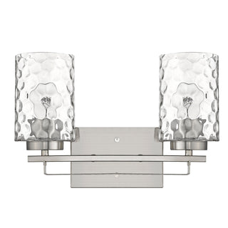 Buy satin-nickel-with-clear-glass-and-clear-shade Livvy Vanity by Acclaim Lighting