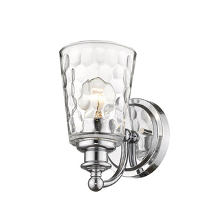 Buy chrome-with-clear-glass-and-clear-shade Mae Outdoor (Damp) Sconce by Acclaim Lighting