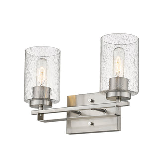 Buy satin-nickel-with-clear-glass-and-clear-shade Orella Vanity by Acclaim Lighting