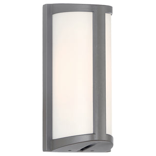 Buy satin-with-acrylic-lens-glass Margate Outdoor Sconce by Access