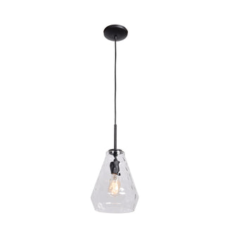 Clear Geo Outdoor (Damp) Pendant by Access