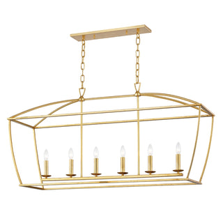 Buy gold-leaf Bryant Outdoor (Damp) Pendant by Hudson Valley