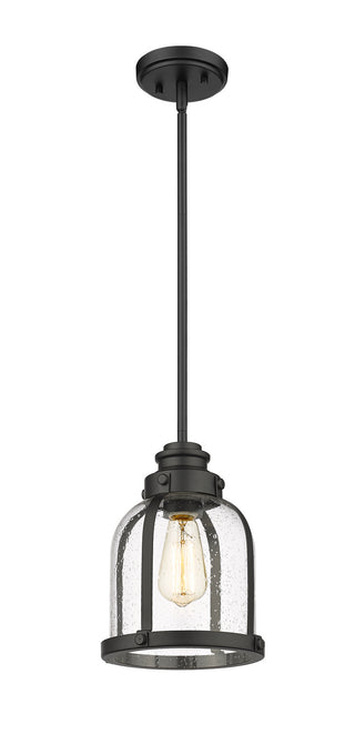 Buy matte-black Burren Outdoor (Damp) Pendant by Z-Lite
