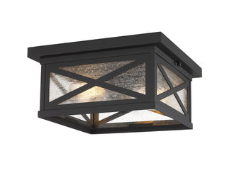 Brookside Outdoor (Damp) Flush Mount Ceiling Light by Z-Lite