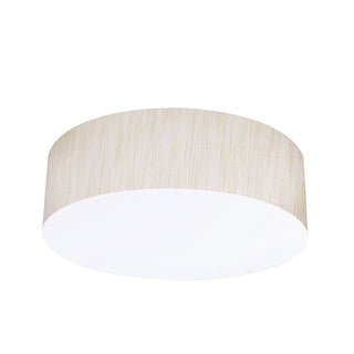 Buy jute-with-white-acrylic-glass Anton Outdoor (Damp) Flush Mount Ceiling Light by AFX Lighting