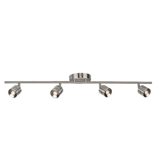 Buy satin-nickel Core Outdoor (Damp) Fixed Rail Light by AFX Lighting