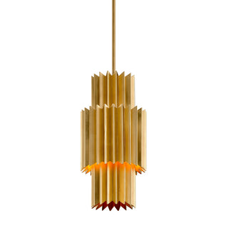 Buy gold-leaf Moxy Pendant by Corbett Lighting