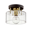 Bergamot Station Outdoor (Damp) Flush Mount Ceiling Light by Troy Lighting