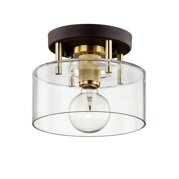 Bergamot Station Outdoor (Damp) Flush Mount Ceiling Light by Troy Lighting