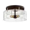 Bergamot Station Outdoor (Damp) Flush Mount Ceiling Light by Troy Lighting